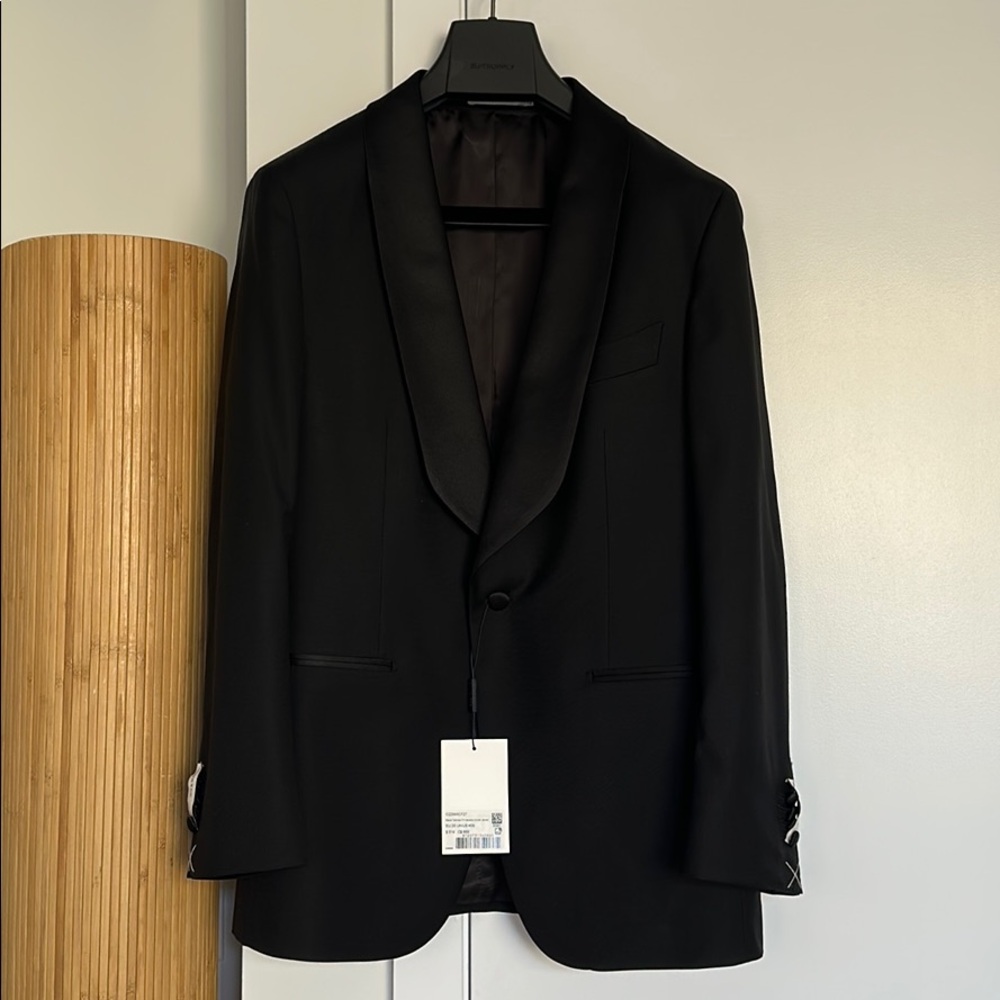 Black Tailored Fit Havana Dinner Jacket